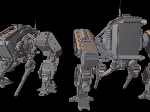 mech01 robot 3D Print Model