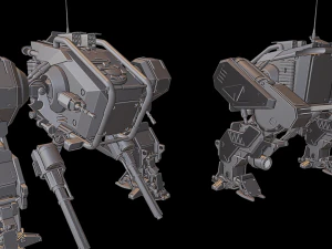 mech01 robot 3D Print Model