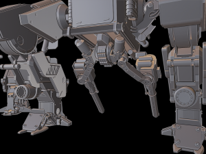 mech01 robot 3D Print Model