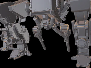 mech01 robot 3D Print Model