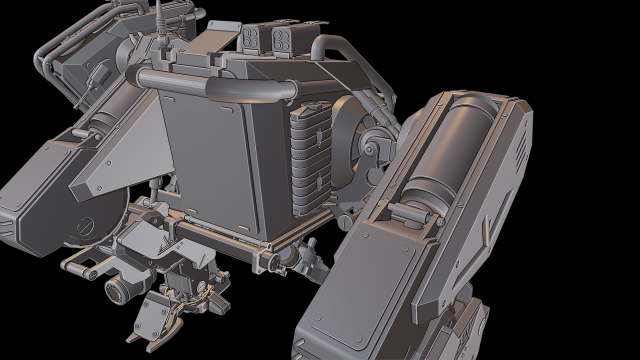 mech01 robot 3D Print Model in SCI-FI 3DExport