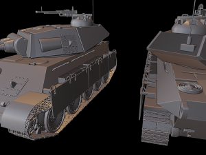 panter 2 tanks Model do druku 3D