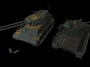 panter 2 tanks Model do druku 3D