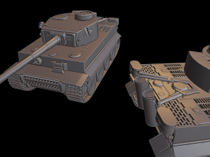 tiger i tanks 3D Принт Модель