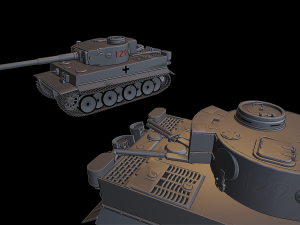 tiger i tanks 3D Принт Модель