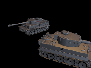 tiger i tanks 3D Принт Модель