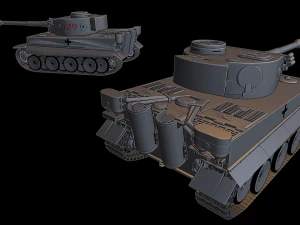 tiger i tanks 3D Print Model