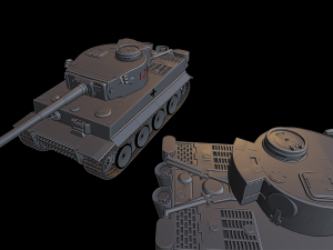 tiger i tanks 3D Принт Модель