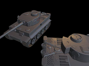 tiger i tanks 3D Print Model