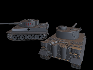 tiger i tanks 3D Принт Модель