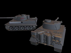 tiger i tanks 3D Print Model