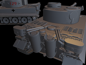 tiger i tanks Model Cetak 3D