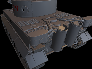 tiger i tanks 3D Принт Модель