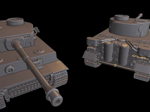 tiger i tanks 3D Print Model
