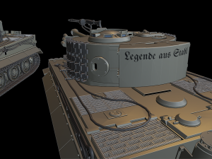 tiger legend tanks 3Dプリントモデル