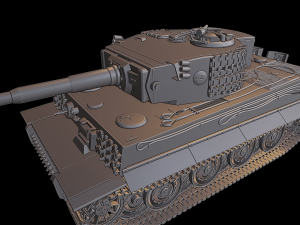 tiger legend tanks 3Dプリントモデル