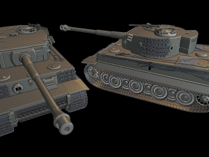 tiger legend tanks 3Dプリントモデル