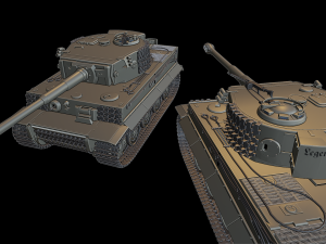 tiger legend tanks 3Dプリントモデル