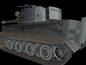 tiger legend tanks 3Dプリントモデル