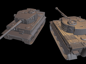 tiger legend tanks 3Dプリントモデル