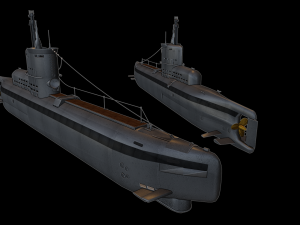 u-boat type xxiii submarine 3D Baskı Modeli