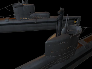 u-boat type xxiii submarine 3D Print Model