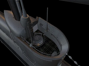 u-boat type xxiii submarine 3D Print Model