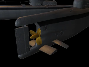 u-boat type xxiii submarine 3D Print Model