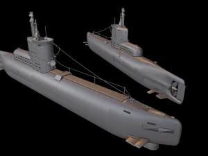 u-boat type xxiii submarine 3D Print Model