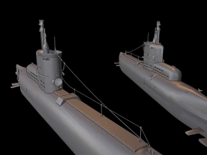 u-boat type xxiii submarine 3D Print Model