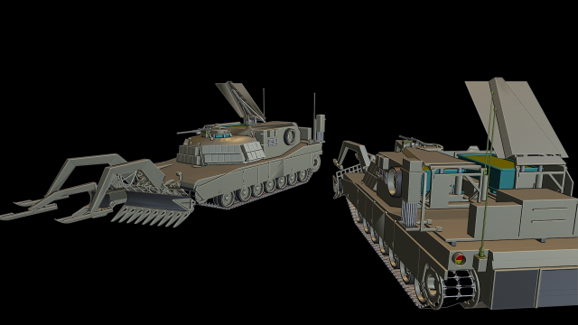 abv tanks 3D 프린트 모델 .c4d .max .obj .3ds .fbx .stl .blend 