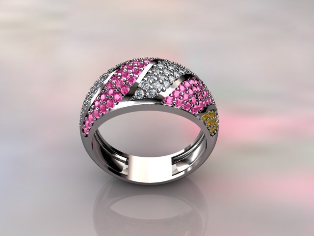 rings women 3D 打印模型 .c4d .max .obj .3ds .fbx .stl .blend 