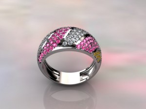 rings women 3D-Druckmodell