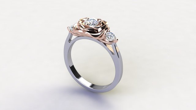ring women 3D 프린트 모델 .c4d .max .obj .3ds .fbx .stl .blend 