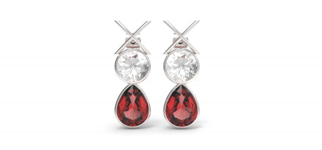 earrings 3D-Modell .c4d .max .obj .3ds .fbx .stl .blend 