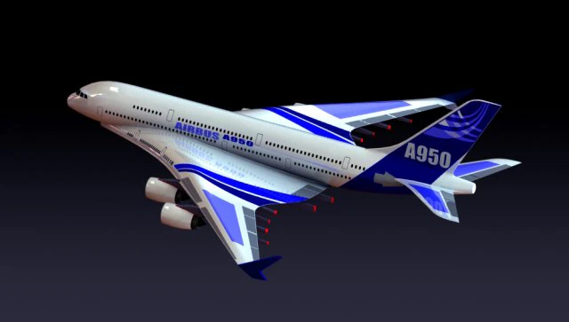 airbus-a950 Modelo 3D .c4d .max .obj .3ds .fbx .stl .blend 