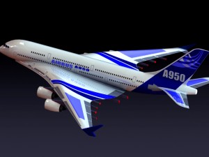 airbus-a950 3D 모델