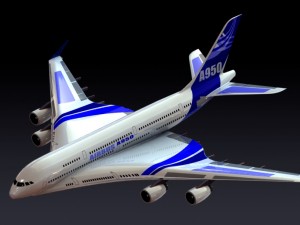 airbus-a950 Model 3D