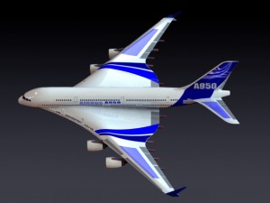 airbus-a950 Model 3D