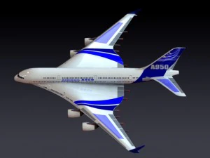 airbus-a950 Modelo 3D