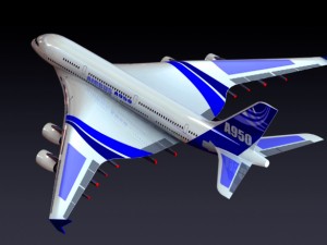 airbus-a950 Model 3D