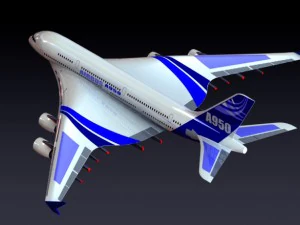 airbus-a950 Modelo 3D