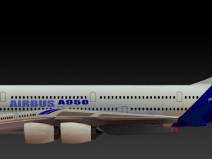 airbus-a950 Model 3D