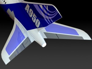 airbus-a950 Model 3D
