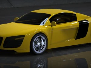 audi -r 2018 3D Model