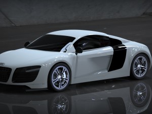 audi -r 2018 3Dモデル