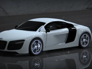 audi -r 2018 3D Model