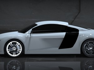 audi -r 2018 3Dモデル