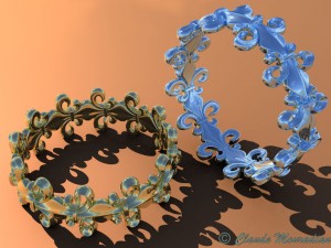 rings women 3Dプリントモデル