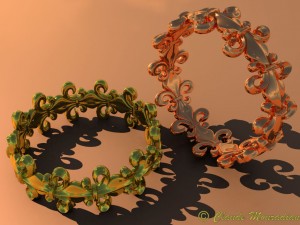 rings women 3Dプリントモデル